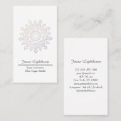 Simple Mandala Visitenkarte (Vorne/Hinten)