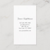 Simple Mandala Visitenkarte (Rückseite)