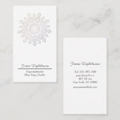 Simple Mandala Visitenkarte (Vorne/Hinten)