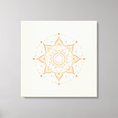 Simple Mandala Wall Art | Minimalist S Geomet Leinwanddruck (Vorderseite)