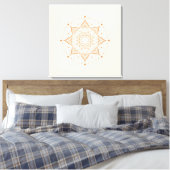 Simple Mandala Wall Art | Minimalist S Geomet Leinwanddruck (Insitu (Schlafzimmer))
