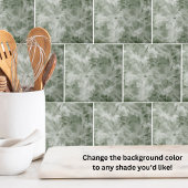 Simple Marble Dark Green Fliese