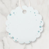 Simple mermaid's tails geschenkanhänger (Rückseite)