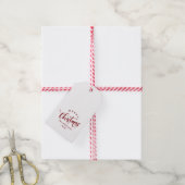 Simple Merry Christmas Calligraphy Script Geschenkanhänger (Mit Garn)