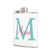 simple minimal add name monogram green pink blue t flachmann (Links)