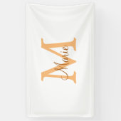 simple minimal add name monogram orange brown thr banner (Vertikal)