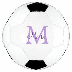simple minimal add name monogram pink red throw fußball