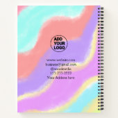 simple minimal add your logo/design here text pos notizblock (Rückseite)