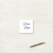 simple minimal add your logo/design here text      post-it klebezettel (Auf Schreibtisch)