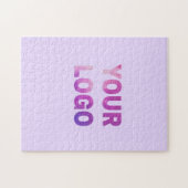 simple minimal add your logo/design here text puzzle (Horizontal)