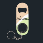 SIMPLE MINIMAL add your name custom bridesmaid   C Mini Flaschenöffner<br><div class="desc">design</div>
