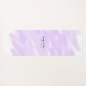 simple minimal add your name custom wedding unity  yogamatte (Rückseite (Horizontal))