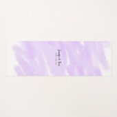 simple minimal add your name custom wedding unity  yogamatte (Vorderseite (Horizontal))