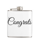 Simple minimal congratulations add your text name  flachmann (Vorderseite)