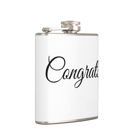 Simple minimal congratulations add your text name  flachmann (Rechts)