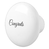 Simple minimal congratulations add your text name keramikknauf (Rechts)