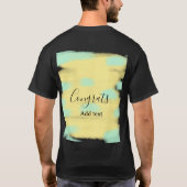 Simple minimal congratulations graduation add your T-Shirt (Rückseite)