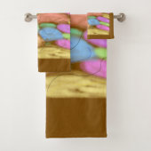 simple minimal custom add your logo address websit badhandtuch set (Insitu)