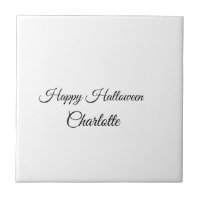 SIMPLE MINIMAL.CUTIE NAME BABY frohes Halloween