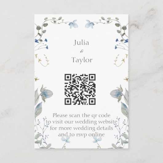 Simple Minimal Enclosure Card Begleitkarte (Vorderseite)