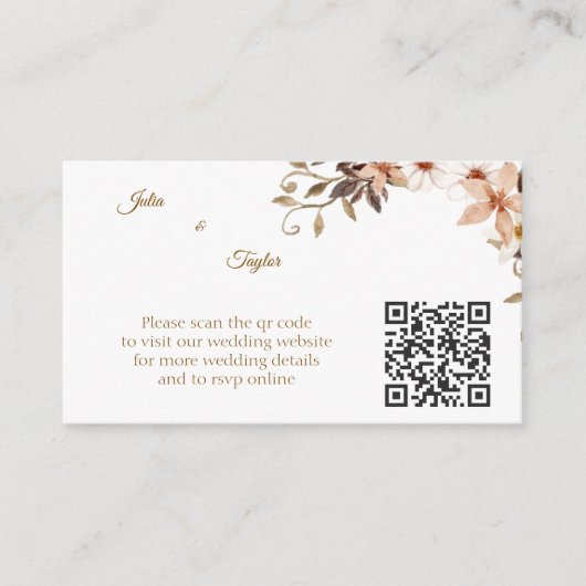 Simple Minimal Enclosure Card Begleitkarte (Vorderseite)