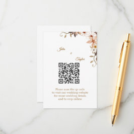 Simple Minimal Enclosure Card Begleitkarte