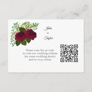 Simple Minimal Enclosure Card Begleitkarte