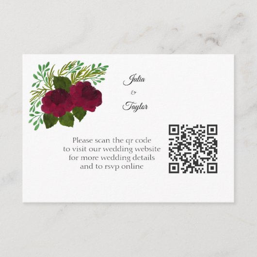 Simple Minimal Enclosure Card Begleitkarte (Vorderseite)