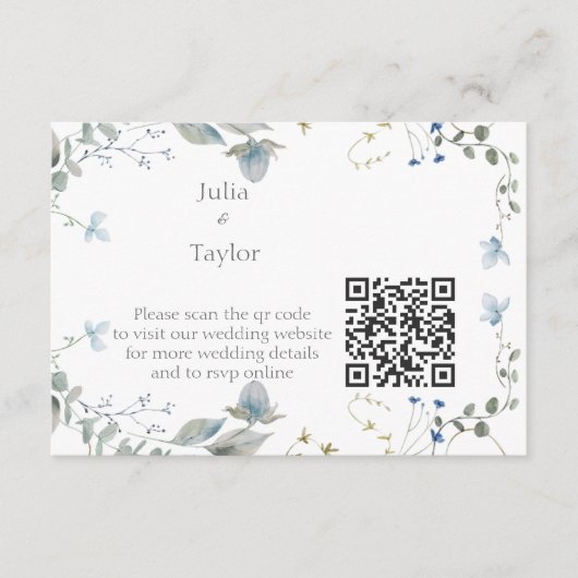 Simple Minimal Enclosure Card Begleitkarte (Vorderseite)