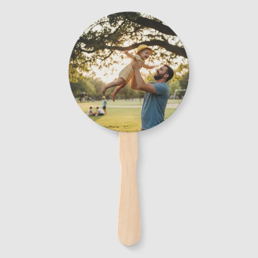 SIMPLE MINIMAL MODERN MONOGRAM ELEGANT STYLE CHIC  FÄCHER (Vorderseite)