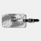 SIMPLE MINIMAL MODERN MONOGRAM ELEGANT STYLE CHIC GEPÄCKANHÄNGER (Vorderseite horizontal)