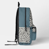 Simple Minimal Monogram Name Backpack Bedruckter Rucksack (Links)