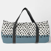 Simple Minimal Monogram Name Backpack Duffle Bag (Vorderseite)