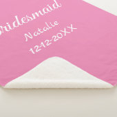 Simple minimal pink bridesmaid add name year text sherpadecke (3/4)