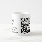 Simple minimal q r code add logo scan code name we kaffeetasse (Mittel)