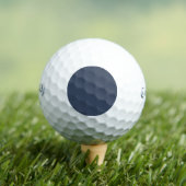 simple minimal solid color custom blue gray rich golfball (Insitu T-Shirt)