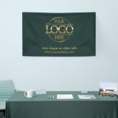 Simple Minimalist Custom Business Logo Promotional Banner (Messeveranstaltung)
