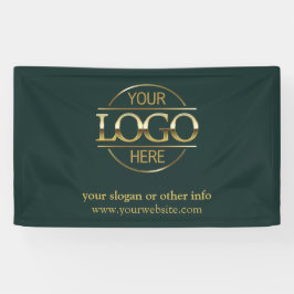 Simple Minimalist Custom Business Logo Promotional Banner