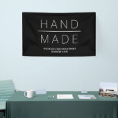 Simple Minimalist Handmade Business Banner (Messeveranstaltung)