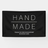 Simple Minimalist Handmade Business Banner (Horizontal)