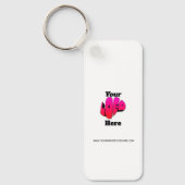 Simple Minimalist Logo Promotional Business  Schlüsselanhänger (Vorderseite)