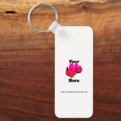 Simple Minimalist Logo Promotional Business  Schlüsselanhänger (Vorderseite)