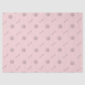 Simple Minimalist Modern Light Pink Seidenpapier (Vorderseite)
