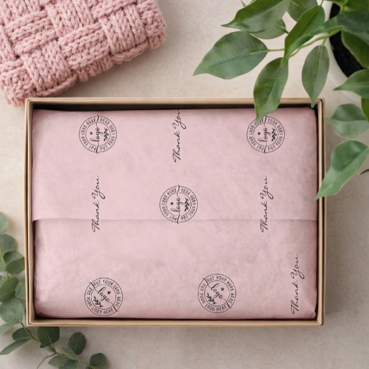 Simple Minimalist Modern Light Pink Seidenpapier