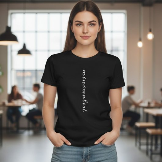 Simple Minimalist T-shirt - Basic Unisex Shirt