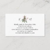 Simple Mistletoe Holiday QR Code UAWG Begleitkarte (Vorderseite)