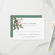 Simple Mistletoe Holiday Wedding