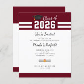 Simple Modern 2025 Graduation Party (Vorne/Hinten)
