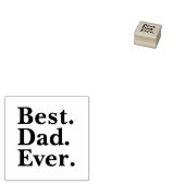Simple Modern Best Vater Ever typografie Gummistempel (Stempel)