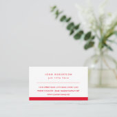 Simple modern business card template for company visitenkarte (Stehend Vorderseite)